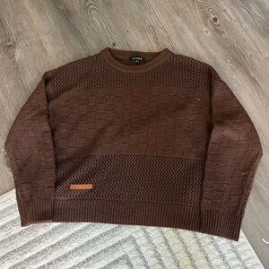 Womens Simply Southern Brown Sweater